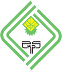 A green diamond enclosing a yellow emblem above an interlocked letter monogram